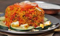 Paneer biryani  + mix vegetable raita (1/2)