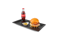 Goveji burger 2 + Coca-Cola