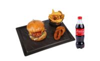 American Burger + Coca Cola