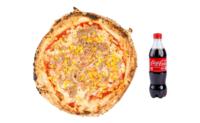 Pizza Tuna + Coca Cola